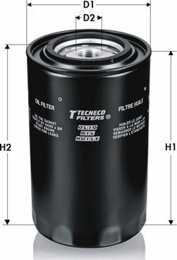 Tecneco Filters OL70 - Масляний фільтр avtolavka.club