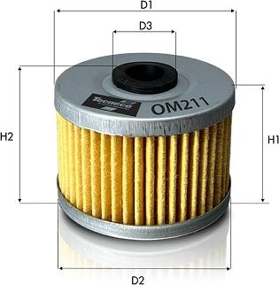 Tecneco Filters OM211 - Масляний фільтр avtolavka.club