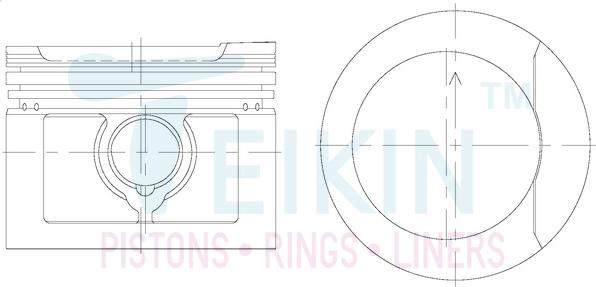 Teikin 48110.STD - Поршень avtolavka.club