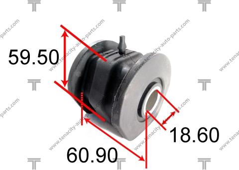 Tenacity AAMHO1002 - Сайлентблок, важеля підвіски колеса avtolavka.club