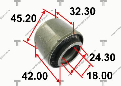 Tenacity AAMNI1044 - Сайлентблок, важеля підвіски колеса avtolavka.club