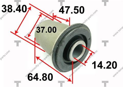 Tenacity AAMSU1015 - Сайлентблок, важеля підвіски колеса avtolavka.club