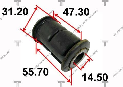 Tenacity AAMTO1082 - Сайлентблок, важеля підвіски колеса avtolavka.club