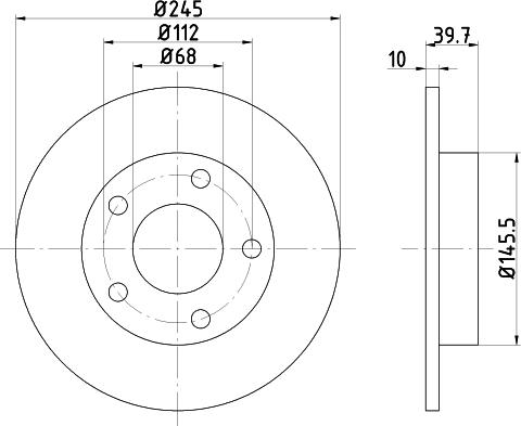 CAR DF 2655 - Гальмівний диск avtolavka.club