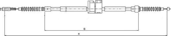 Textar 44091700 - Трос, гальмівна система avtolavka.club