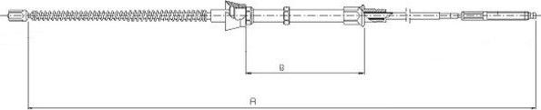 Textar 44004300 - Трос, гальмівна система avtolavka.club