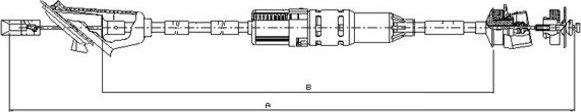 Textar 58012600 - Трос, управління зчепленням avtolavka.club