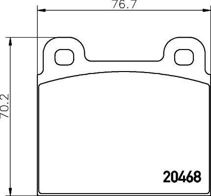 Textar 2046801 - Гальмівні колодки, дискові гальма avtolavka.club