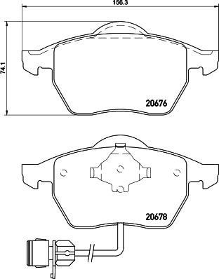 Textar 2067605 - Гальмівні колодки, дискові гальма avtolavka.club