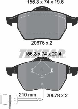 Textar 89008900 - Комплект гальм, дисковий гальмівний механізм avtolavka.club