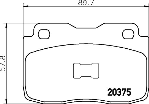 Textar 2037501 - Гальмівні колодки, дискові гальма avtolavka.club