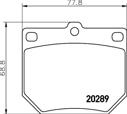 Textar 2028902 - Гальмівні колодки, дискові гальма avtolavka.club