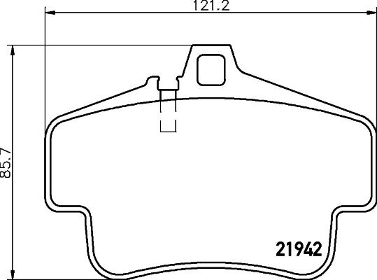 Textar 2194202 - Гальмівні колодки, дискові гальма avtolavka.club