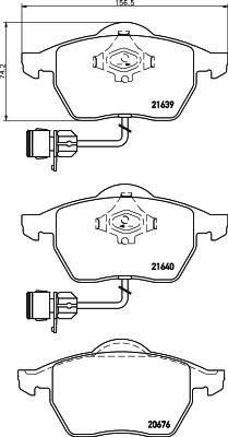 Textar 2163901 - Гальмівні колодки, дискові гальма avtolavka.club