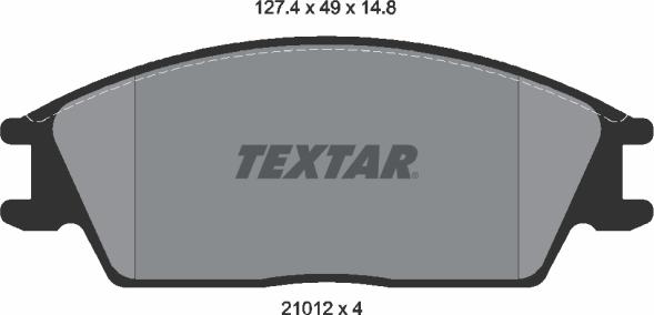 Textar 89009900 - Комплект гальм, дисковий гальмівний механізм avtolavka.club