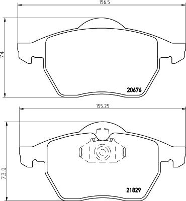 Textar 2182901 - Гальмівні колодки, дискові гальма avtolavka.club