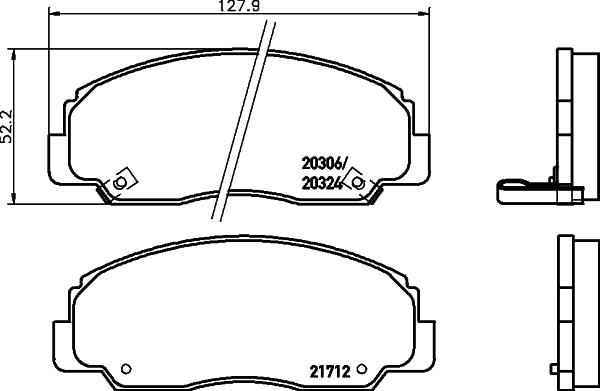 Textar 2171202 - Гальмівні колодки, дискові гальма avtolavka.club