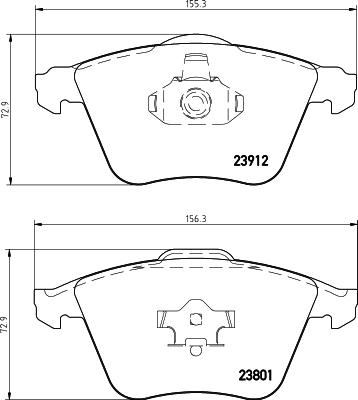 Textar 2391205 - Гальмівні колодки, дискові гальма avtolavka.club