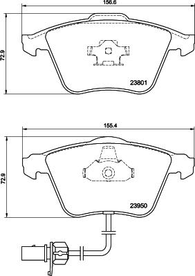 Textar 2380102 - Гальмівні колодки, дискові гальма avtolavka.club