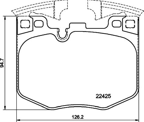 Textar 2242503 - Гальмівні колодки, дискові гальма avtolavka.club