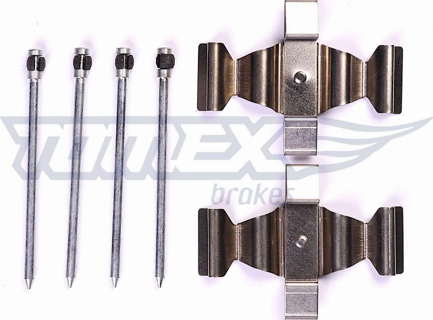 TOMEX brakes TX 44-52 - Комплектуючі, колодки дискового гальма avtolavka.club