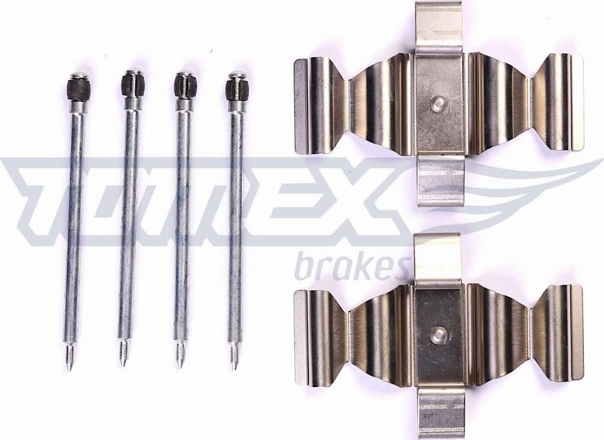 TOMEX brakes TX 44-64 - Комплектуючі, колодки дискового гальма avtolavka.club