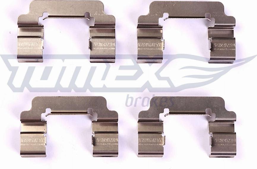 TOMEX brakes TX 44-34 - Комплектуючі, колодки дискового гальма avtolavka.club