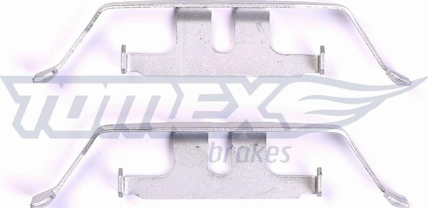 TOMEX brakes TX 44-22 - Комплектуючі, колодки дискового гальма avtolavka.club