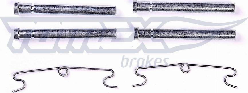 TOMEX brakes TX 44-74 - Комплектуючі, колодки дискового гальма avtolavka.club