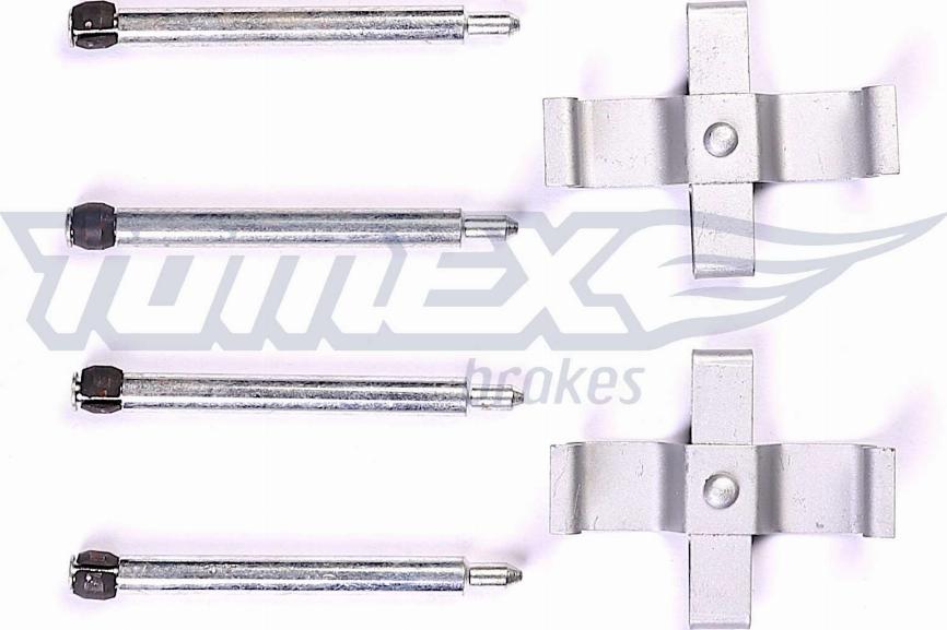 TOMEX brakes TX 44-78 - Комплектуючі, колодки дискового гальма avtolavka.club