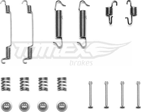 TOMEX brakes TX 40-47 - Комплектуючі, барабанний гальмівний механізм avtolavka.club