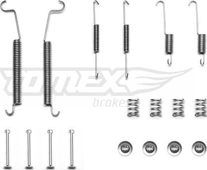 TOMEX brakes TX 40-67 - Комплектуючі, барабанний гальмівний механізм avtolavka.club