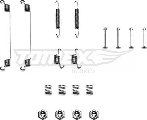 TOMEX brakes TX 40-09 - Комплектуючі, барабанний гальмівний механізм avtolavka.club