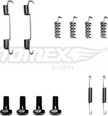 TOMEX brakes TX 40-07 - Комплектуючі, барабанний гальмівний механізм avtolavka.club