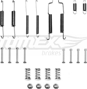 TOMEX brakes TX 40-15 - Комплектуючі, барабанний гальмівний механізм avtolavka.club