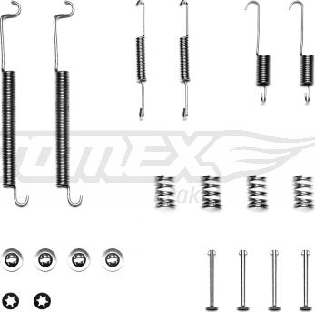 TOMEX brakes TX 40-18 - Комплектуючі, барабанний гальмівний механізм avtolavka.club