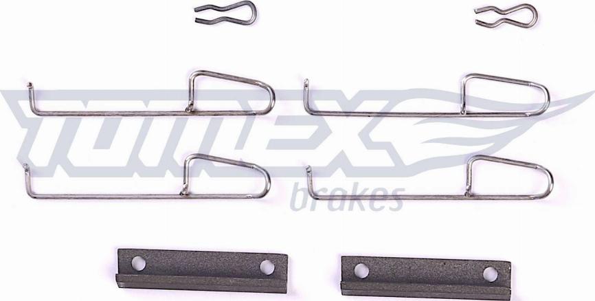 TOMEX brakes TX 43-44 - Комплектуючі, колодки дискового гальма avtolavka.club