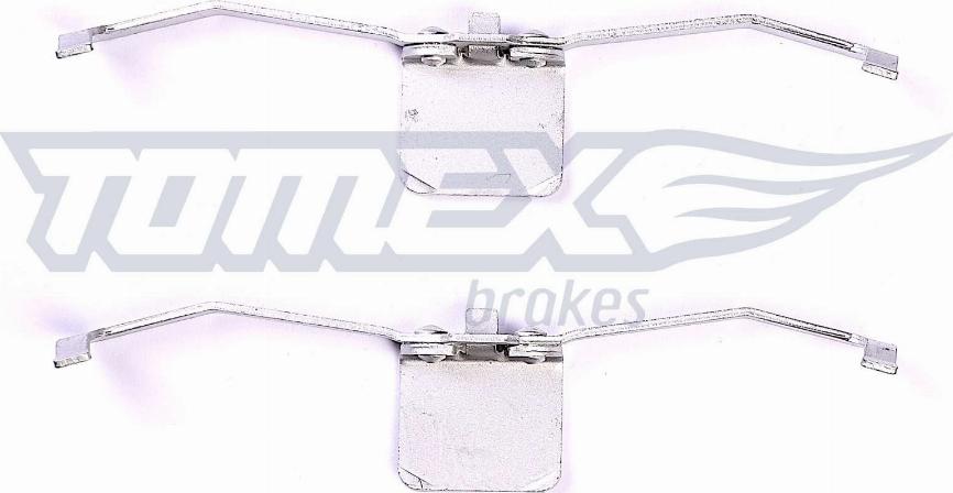 TOMEX brakes TX 43-40 - Комплектуючі, колодки дискового гальма avtolavka.club