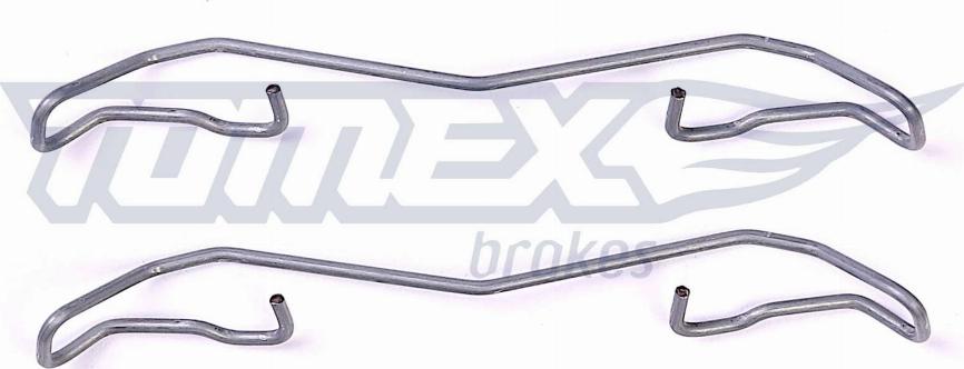 TOMEX brakes TX 43-41 - Комплектуючі, колодки дискового гальма avtolavka.club