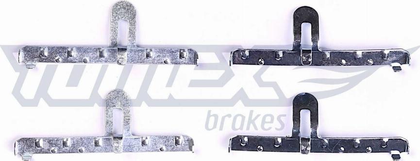 TOMEX brakes TX 43-43 - Комплектуючі, колодки дискового гальма avtolavka.club