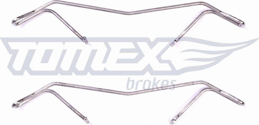 TOMEX brakes TX 43-07 - Комплектуючі, колодки дискового гальма avtolavka.club