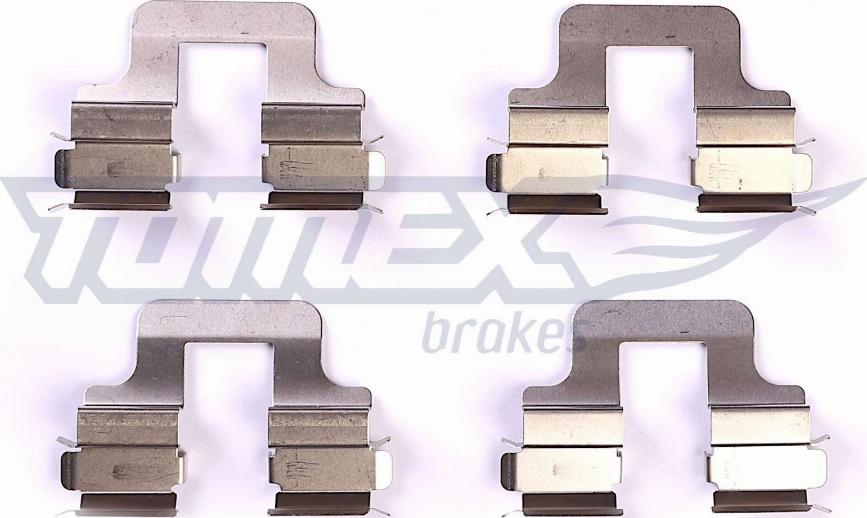 TOMEX brakes TX 43-15 - Комплектуючі, колодки дискового гальма avtolavka.club