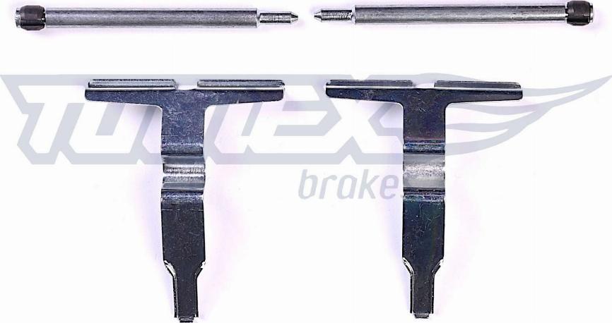 TOMEX brakes TX 43-11 - Комплектуючі, колодки дискового гальма avtolavka.club