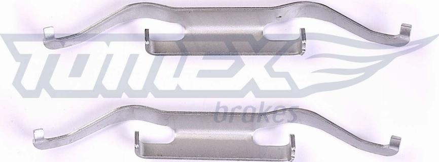 TOMEX brakes TX 43-17 - Комплектуючі, колодки дискового гальма avtolavka.club