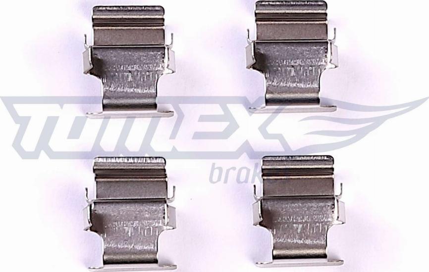TOMEX brakes TX 43-37 - Комплектуючі, колодки дискового гальма avtolavka.club