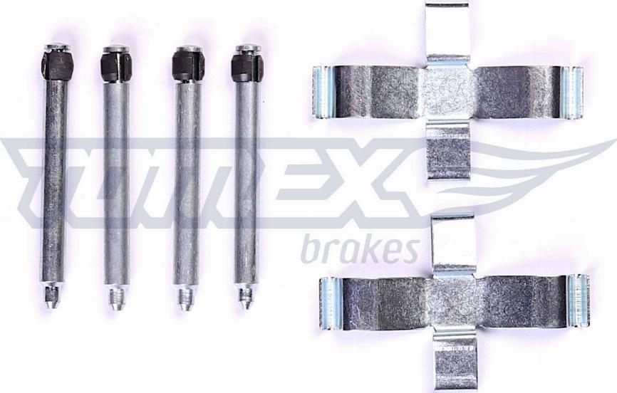 TOMEX brakes TX 43-79 - Комплектуючі, колодки дискового гальма avtolavka.club