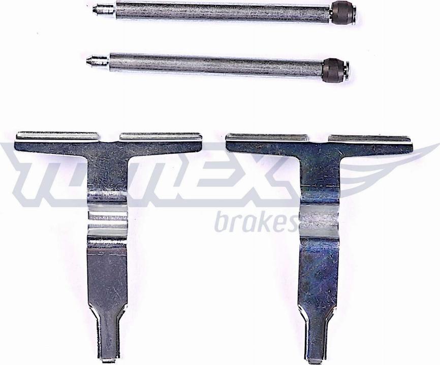 TOMEX brakes TX 43-78 - Комплектуючі, колодки дискового гальма avtolavka.club