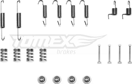 TOMEX brakes TX 42-06 - Комплектуючі, барабанний гальмівний механізм avtolavka.club