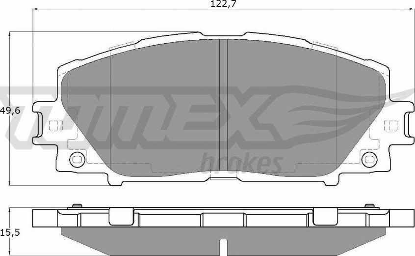 TOMEX brakes TX 19-35 - Гальмівні колодки, дискові гальма avtolavka.club