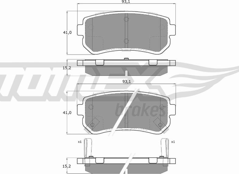 AutomotiveAdriado GLBP0558 - Гальмівні колодки, дискові гальма avtolavka.club